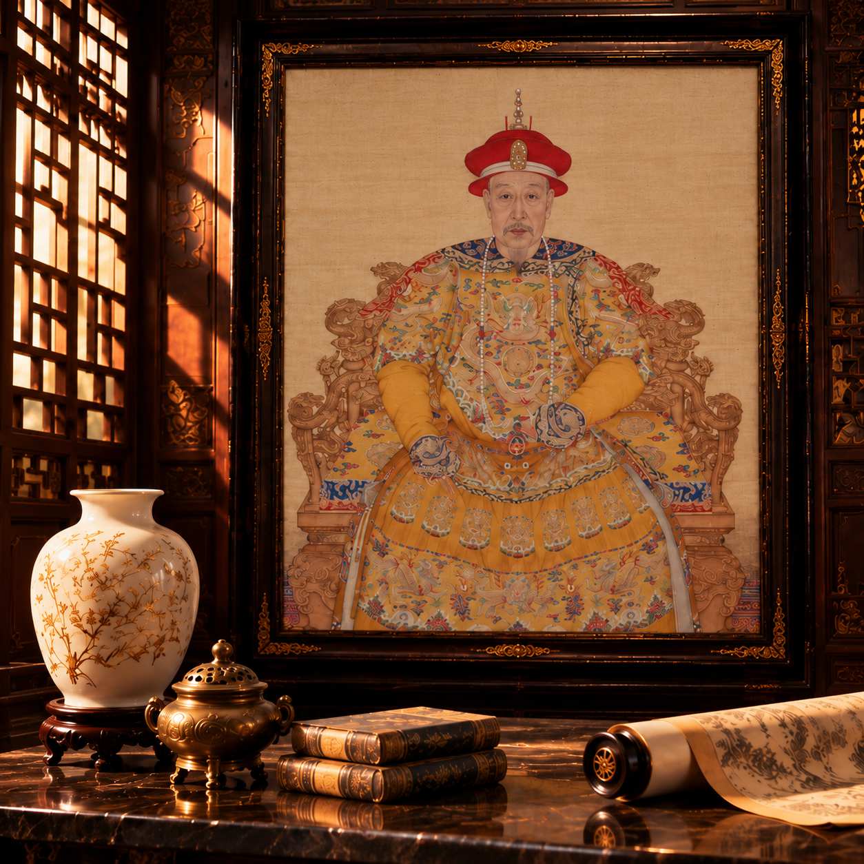 Portrait of Emperor Qian Long